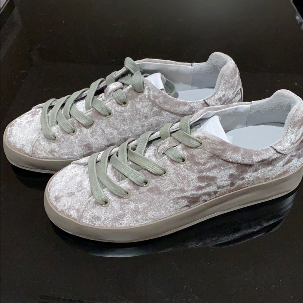 rag & bone Women's Crushed Velvet Soporte Sneakers